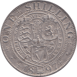 1897 SHILLING ( AUNC ) B - Shilling - Cambridgeshire Coins