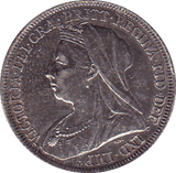 1897 SHILLING ( AUNC ) - Shilling - Cambridgeshire Coins