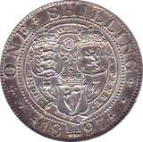 1897 SHILLING ( AUNC ) - Shilling - Cambridgeshire Coins