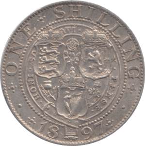 1897 SHILLING ( EF ) 13 - Shilling - Cambridgeshire Coins