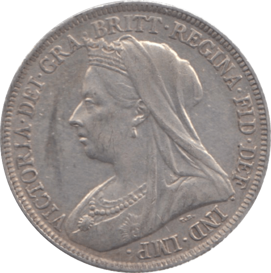 1897 SHILLING ( EF ) 13 - Shilling - Cambridgeshire Coins