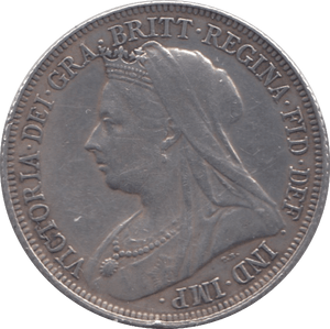 1897 SHILLING ( EF ) 8 - Shilling - Cambridgeshire Coins