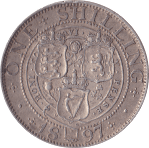 1897 SHILLING ( EF ) - Shilling - Cambridgeshire Coins