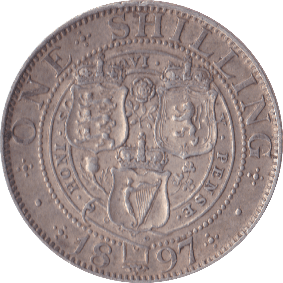 1897 SHILLING ( EF ) - Shilling - Cambridgeshire Coins