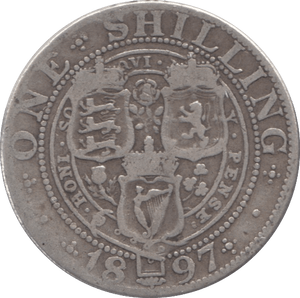 1897 SHILLING ( FINE ) - Shilling - Cambridgeshire Coins
