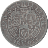 1897 SHILLING ( FINE ) - Shilling - Cambridgeshire Coins