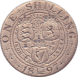1897 SHILLING ( GEF ) - Shilling - Cambridgeshire Coins