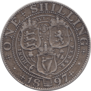1897 SHILLING ( GF ) 12 - Shilling - Cambridgeshire Coins