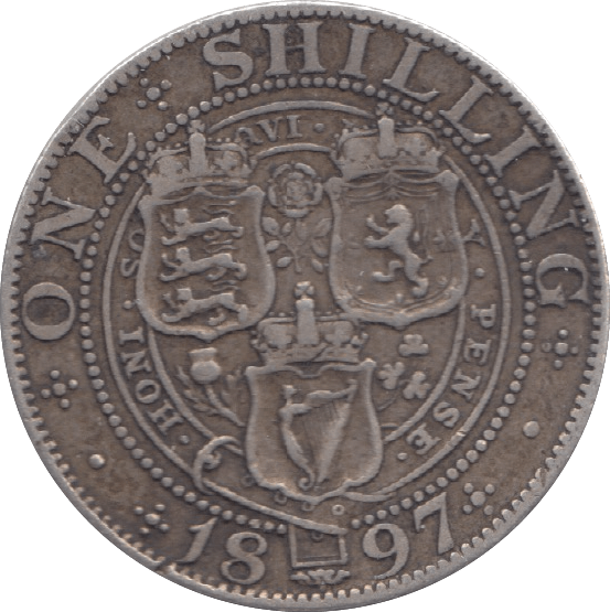 1897 SHILLING ( GF ) 12 - Shilling - Cambridgeshire Coins