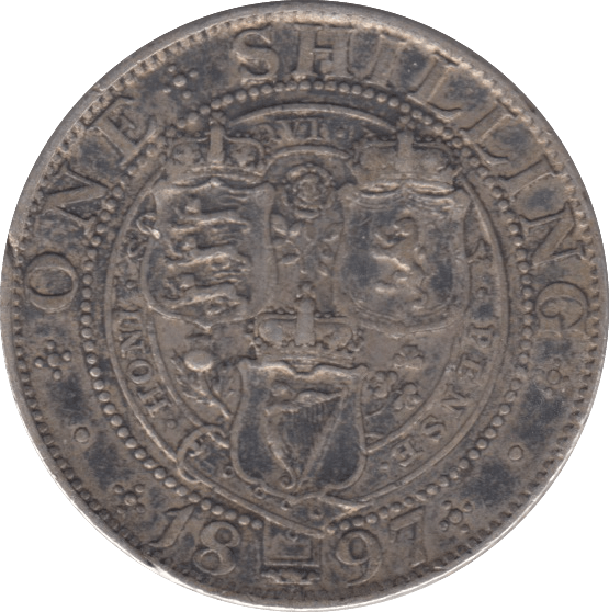 1897 SHILLING ( GF ) - Shilling - Cambridgeshire Coins