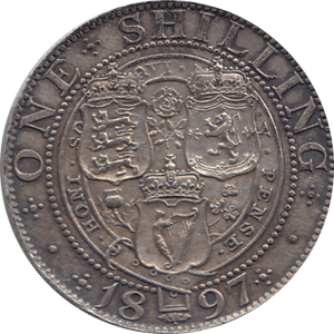 1897 SHILLING ( GVF ) 4 - Shilling - Cambridgeshire Coins