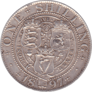 1897 SHILLING ( GVF ) A - Shilling - Cambridgeshire Coins