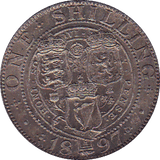 1897 SHILLING ( UNC ) - Shilling - Cambridgeshire Coins