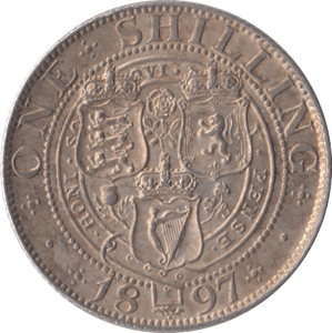 1897 SHILLING ( UNC ) - Shilling - Cambridgeshire Coins
