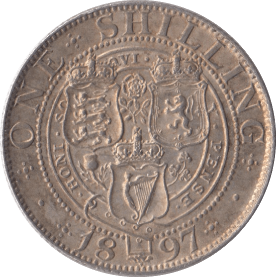 1897 SHILLING ( UNC ) - Shilling - Cambridgeshire Coins