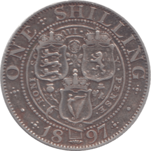 1897 SHILLING ( VF ) 13 - Shilling - Cambridgeshire Coins