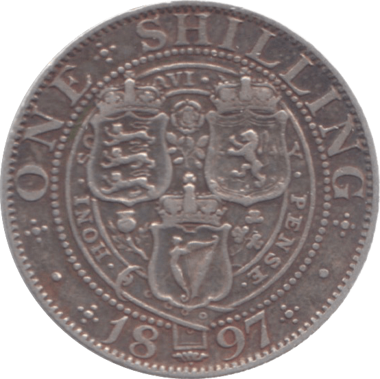 1897 SHILLING ( VF ) 13 - Shilling - Cambridgeshire Coins