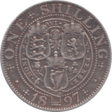 1897 SHILLING ( VF ) 13 - Shilling - Cambridgeshire Coins