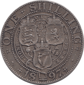 1897 SHILLING ( VF ) C - Shilling - Cambridgeshire Coins
