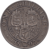 1897 SHILLING ( VF ) C - Shilling - Cambridgeshire Coins