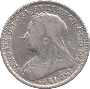1897 SHILLING ( VF ) - Shilling - Cambridgeshire Coins