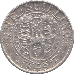 1897 SHILLING ( VF ) - Shilling - Cambridgeshire Coins