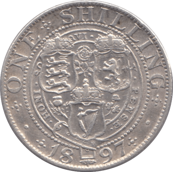 1897 SHILLING ( VF ) - Shilling - Cambridgeshire Coins