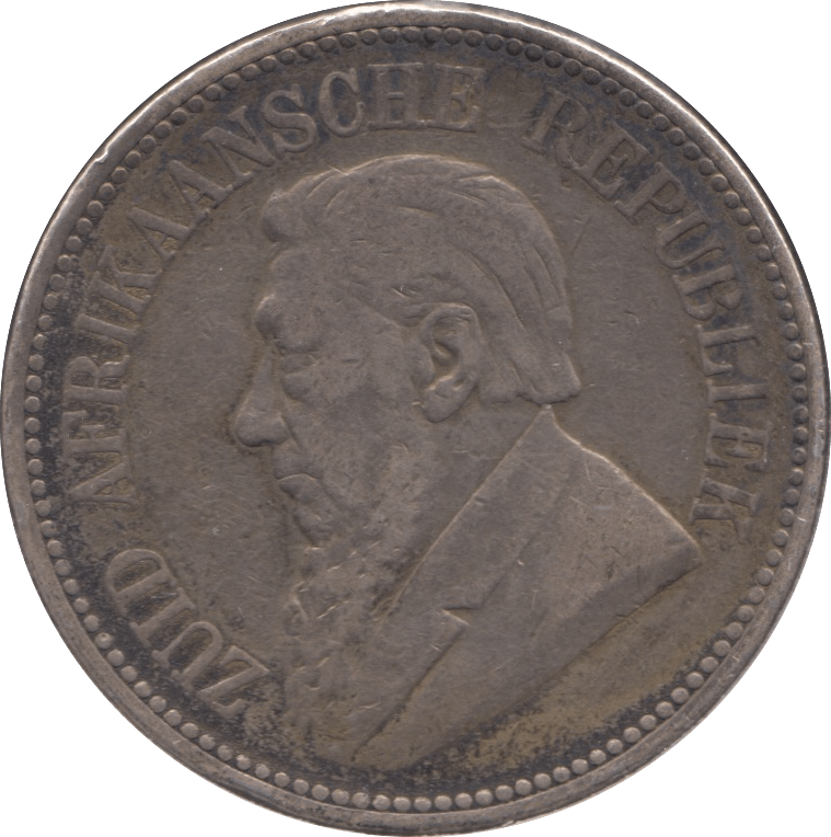 1897 SILVER 2 1/2 SHILLING SOUTH AFRICA - SILVER WORLD COINS - Cambridgeshire Coins