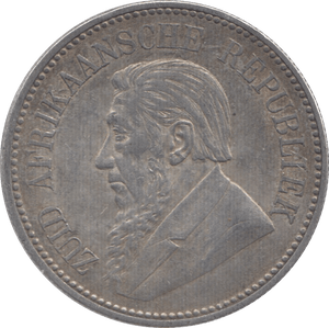 1897 SILVER 2 1/2 SHILLING SOUTH AFRICA - WORLD SILVER COINS - Cambridgeshire Coins