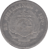 1897 SILVER 2 1/2 SHILLINGS SOUTH AFRICA - SILVER WORLD COINS - Cambridgeshire Coins