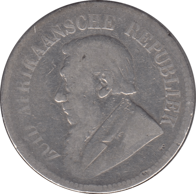 1897 SILVER 2 1/2 SHILLINGS SOUTH AFRICA - SILVER WORLD COINS - Cambridgeshire Coins