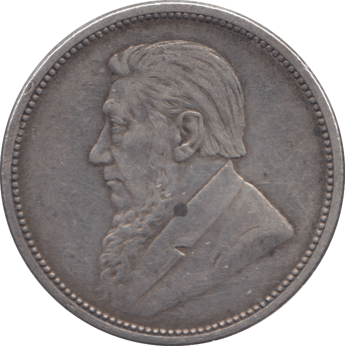 1897 SILVER 2 SHILLING SOUTH AFRICA - SILVER WORLD COINS - Cambridgeshire Coins