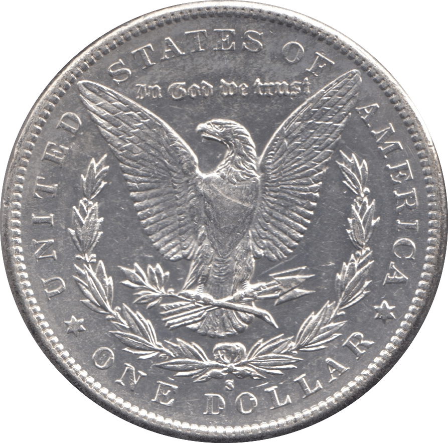 1897 SILVER MORGAN DOLLAR SAN FRANCISCO MINT - SILVER WORLD COINS - Cambridgeshire Coins
