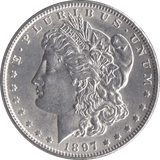 1897 SILVER MORGAN DOLLAR USA - SILVER WORLD COINS - Cambridgeshire Coins