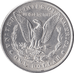 1897 SILVER MORGAN DOLLAR USA - SILVER WORLD COINS - Cambridgeshire Coins