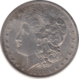 1897 SILVER ONE DOLLAR USA 5 - SILVER WORLD COINS - Cambridgeshire Coins