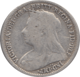 1897 SILVER THREEPENCE ( FINE ) 6 - Threepence - Cambridgeshire Coins