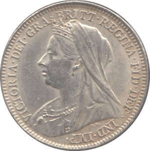 1897 SIXPENCE ( AUNC ) 3 - Sixpence - Cambridgeshire Coins