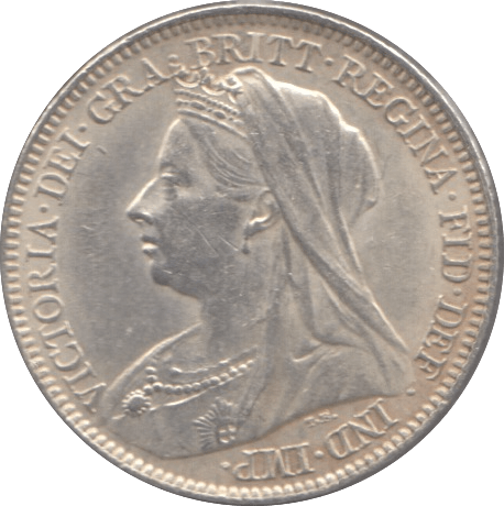 1897 SIXPENCE ( AUNC ) 3 - Sixpence - Cambridgeshire Coins