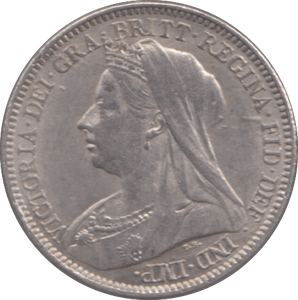 1897 SIXPENCE ( AUNC ) 4 - Sixpence - Cambridgeshire Coins