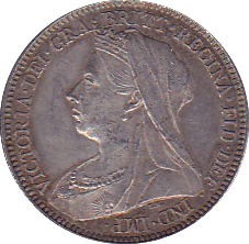1897 SIXPENCE ( EF ) C - Sixpence - Cambridgeshire Coins
