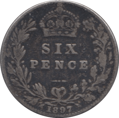 1897 SIXPENCE ( FINE ) - Sixpence - Cambridgeshire Coins