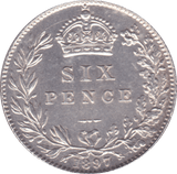 1897 SIXPENCE ( UNC ) - Sixpence - Cambridgeshire Coins