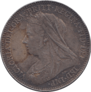 1897 SIXPENCE ( VF ) 8 - SIXPENCE - Cambridgeshire Coins