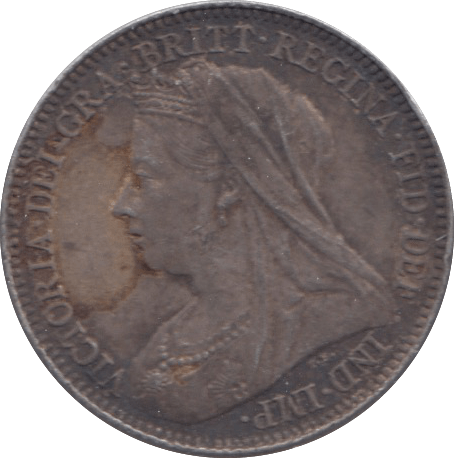 1897 SIXPENCE ( VF ) 8 - SIXPENCE - Cambridgeshire Coins