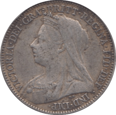 1897 SIXPENCE ( VF ) - Sixpence - Cambridgeshire Coins