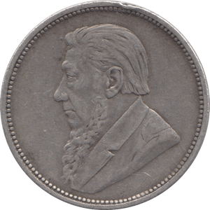 1897 SOUTH AFRICA SILVER 2 SHILLINGS - SILVER WORLD COINS - Cambridgeshire Coins