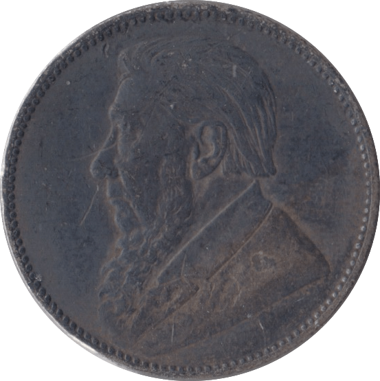 1897 SOUTH AFRICA SILVER ONE SHILLING - SILVER WORLD COINS - Cambridgeshire Coins