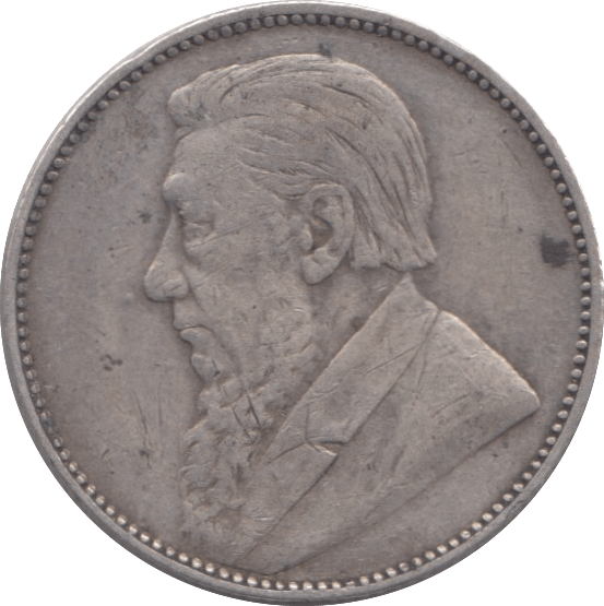 1897 SOUTH AFRICA SILVER ONE SHILLING - SILVER WORLD COINS - Cambridgeshire Coins