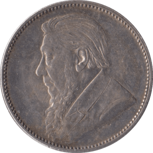 1897 SOUTH AFRICA SILVER ONE SHILLING - SILVER WORLD COINS - Cambridgeshire Coins